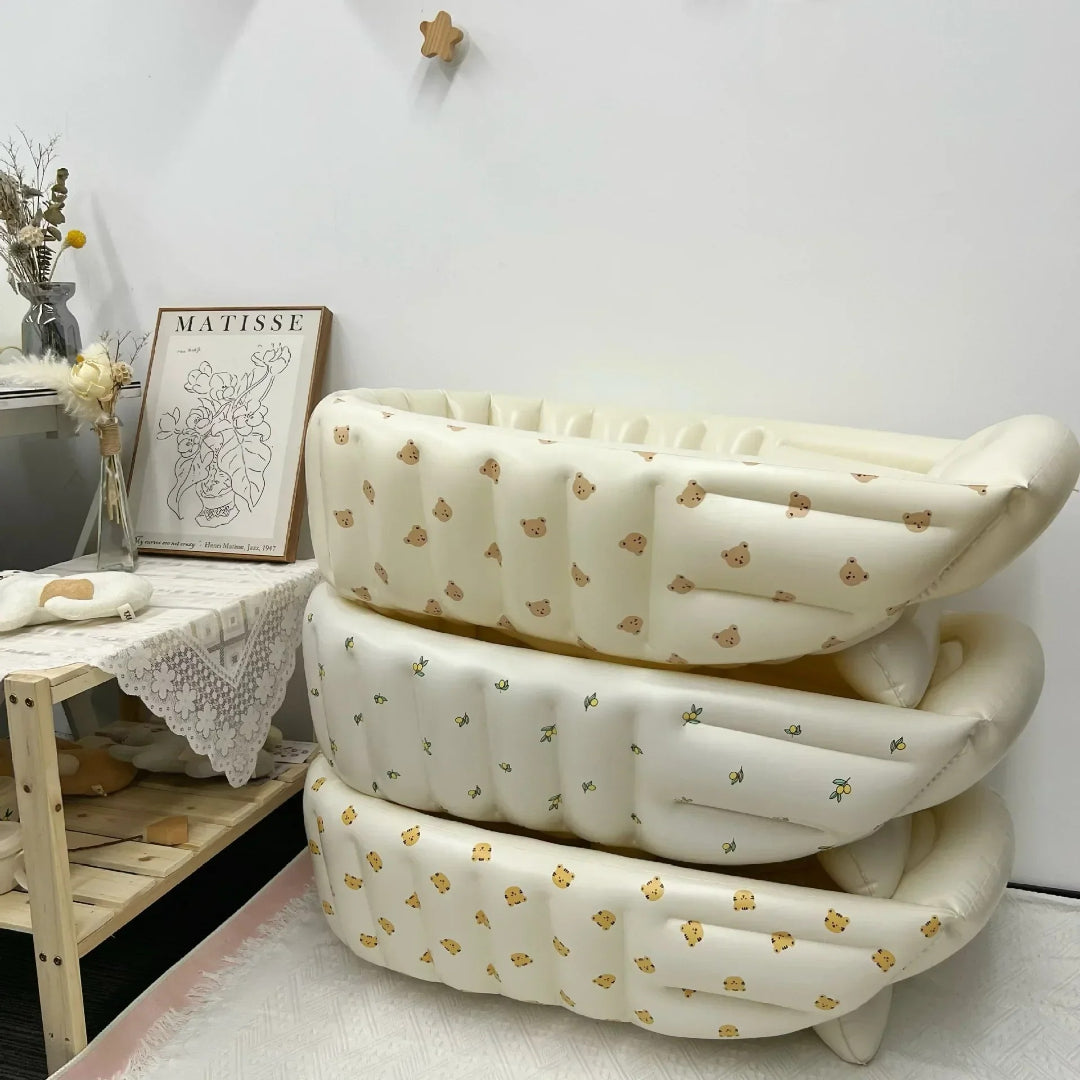 Tragbare Faltbare Aufblasbare Babybadewanne