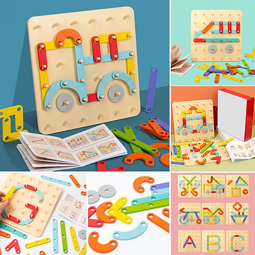 Montessori Puzzlebrett – Inspirierendes kreatives Spielen und Denken für Kinder