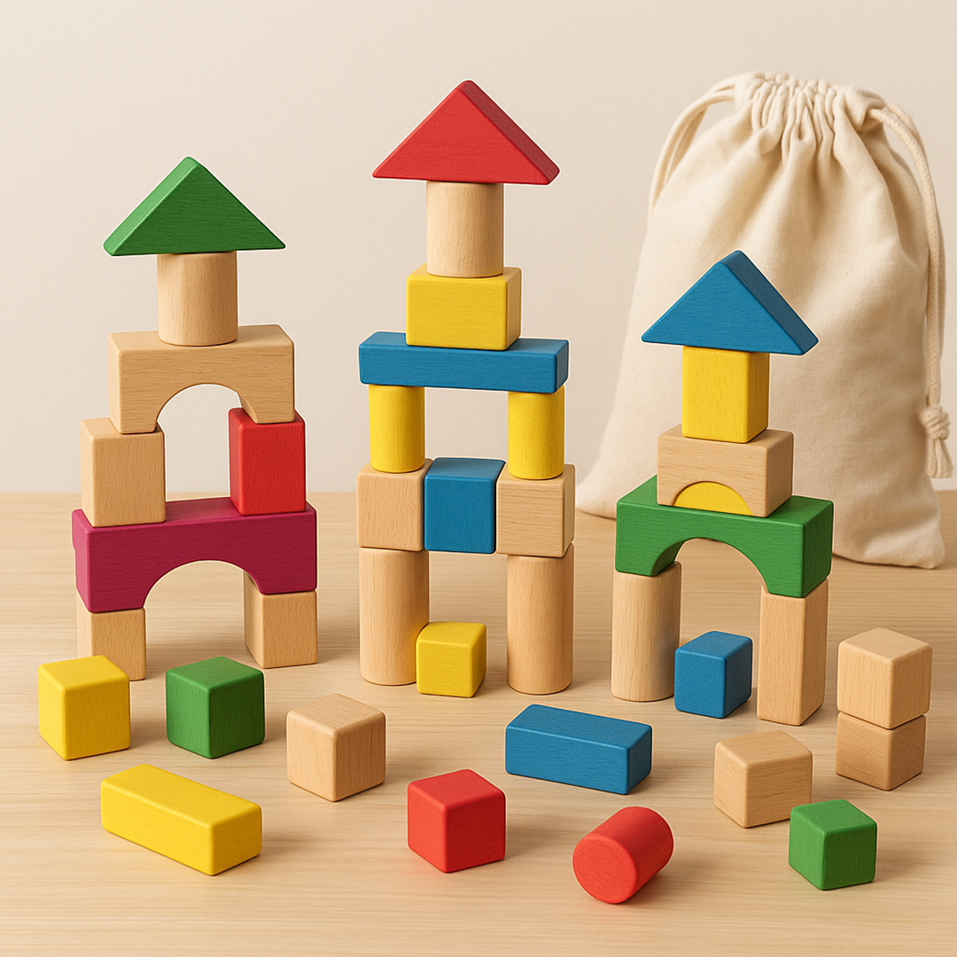 Kreative Bausteine für Kinder – Holzkonstruktionsset