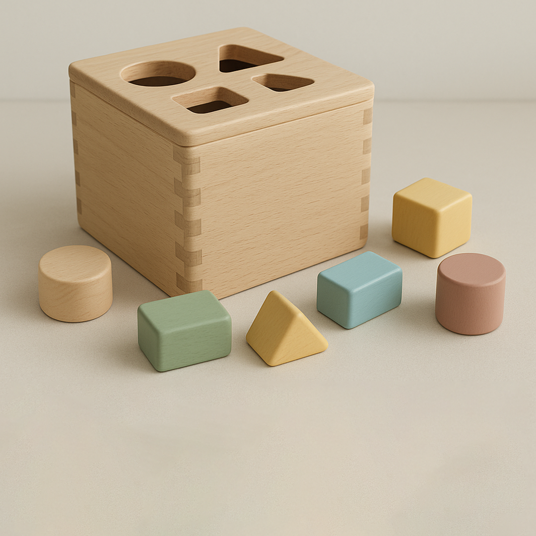 Formensortierset aus Holz für Kinder