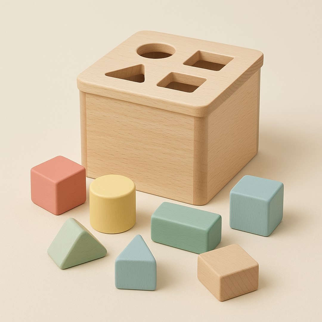 Formensortierset aus Holz für Kinder