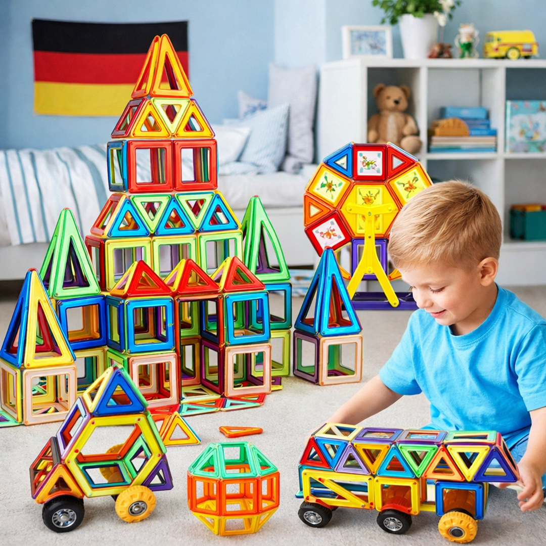 Magnetische Bausteine – Lassen Sie Ihrer Fantasie freien Lauf mit kreativen Konstruktionen