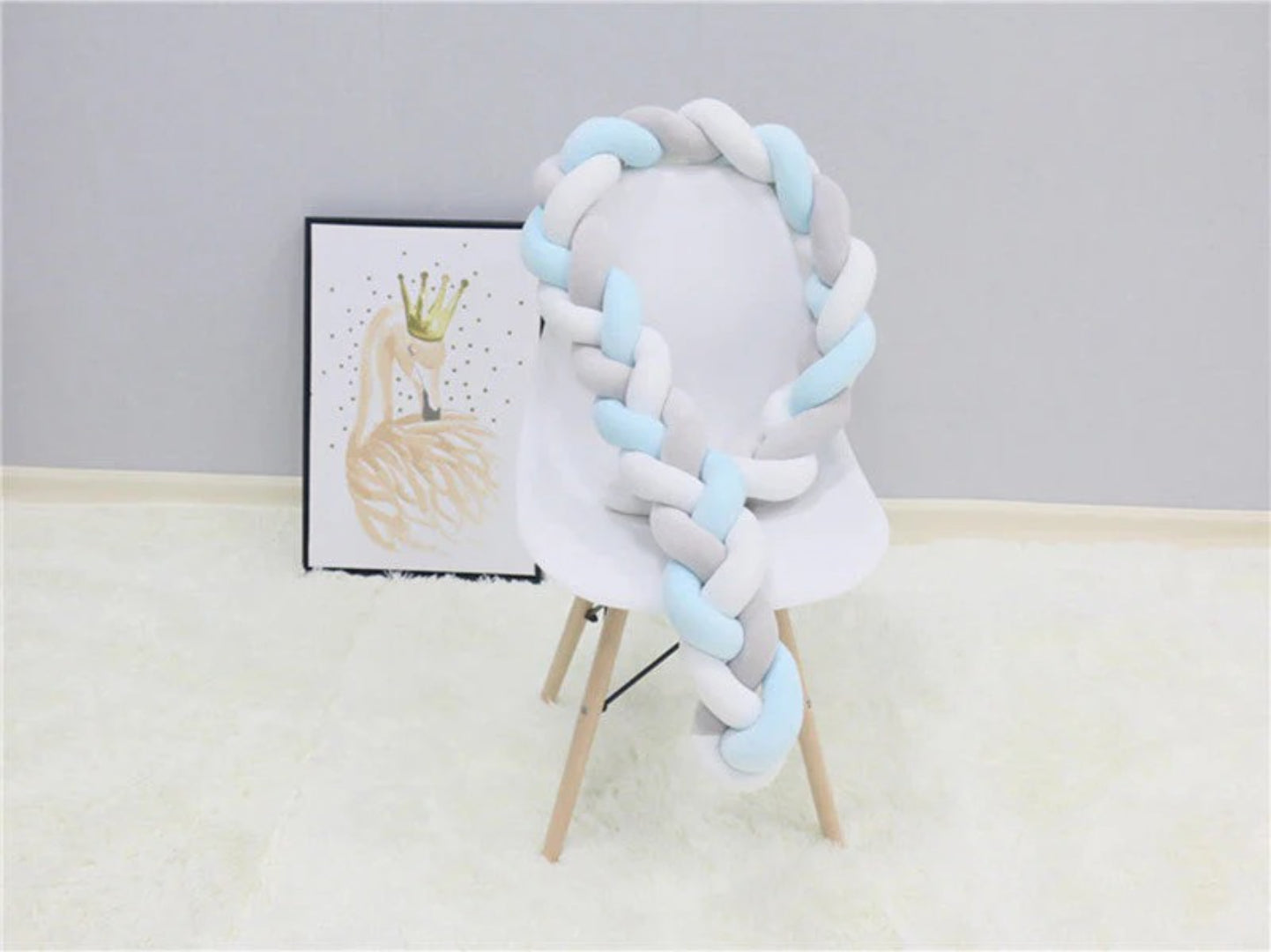 Weicher Babybett-Bumper-Bettwäsche
