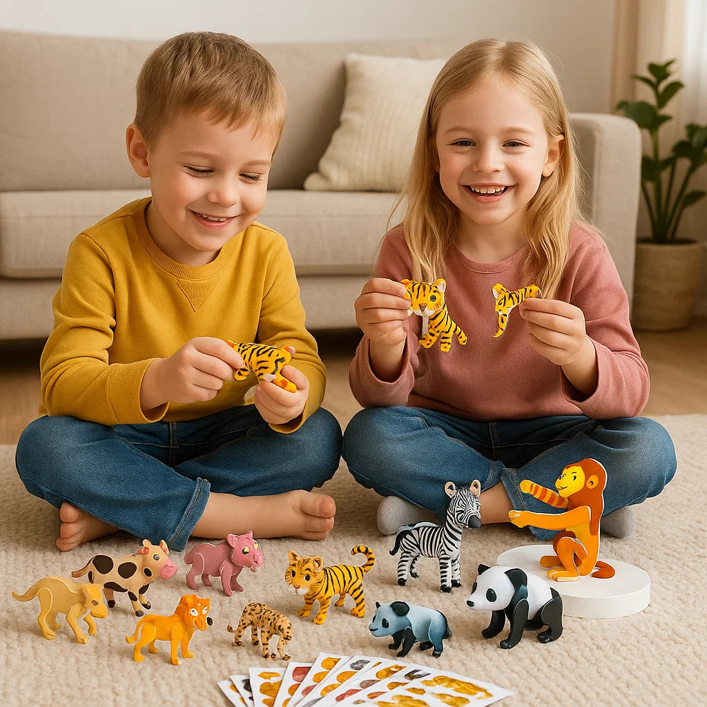 3D Cartoon Puzzle Set for Kids with Colorful Designs | Engaging Learning Tool for Creativity and Fine Motor Skills 0