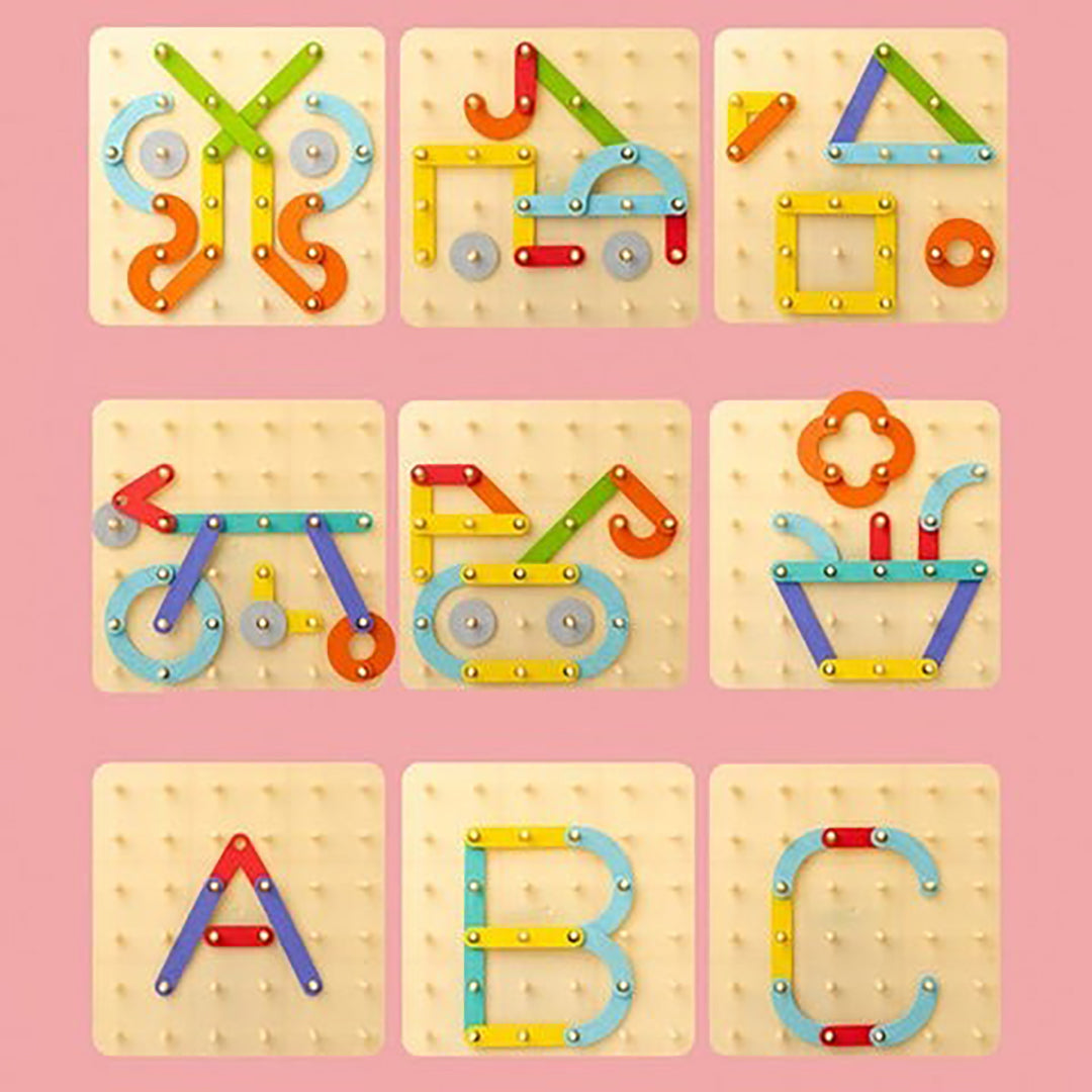 Montessori Puzzlebrett – Inspirierendes kreatives Spielen und Denken für Kinder