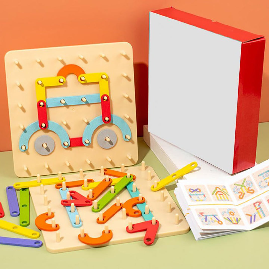 Montessori Puzzlebrett – Inspirierendes kreatives Spielen und Denken für Kinder