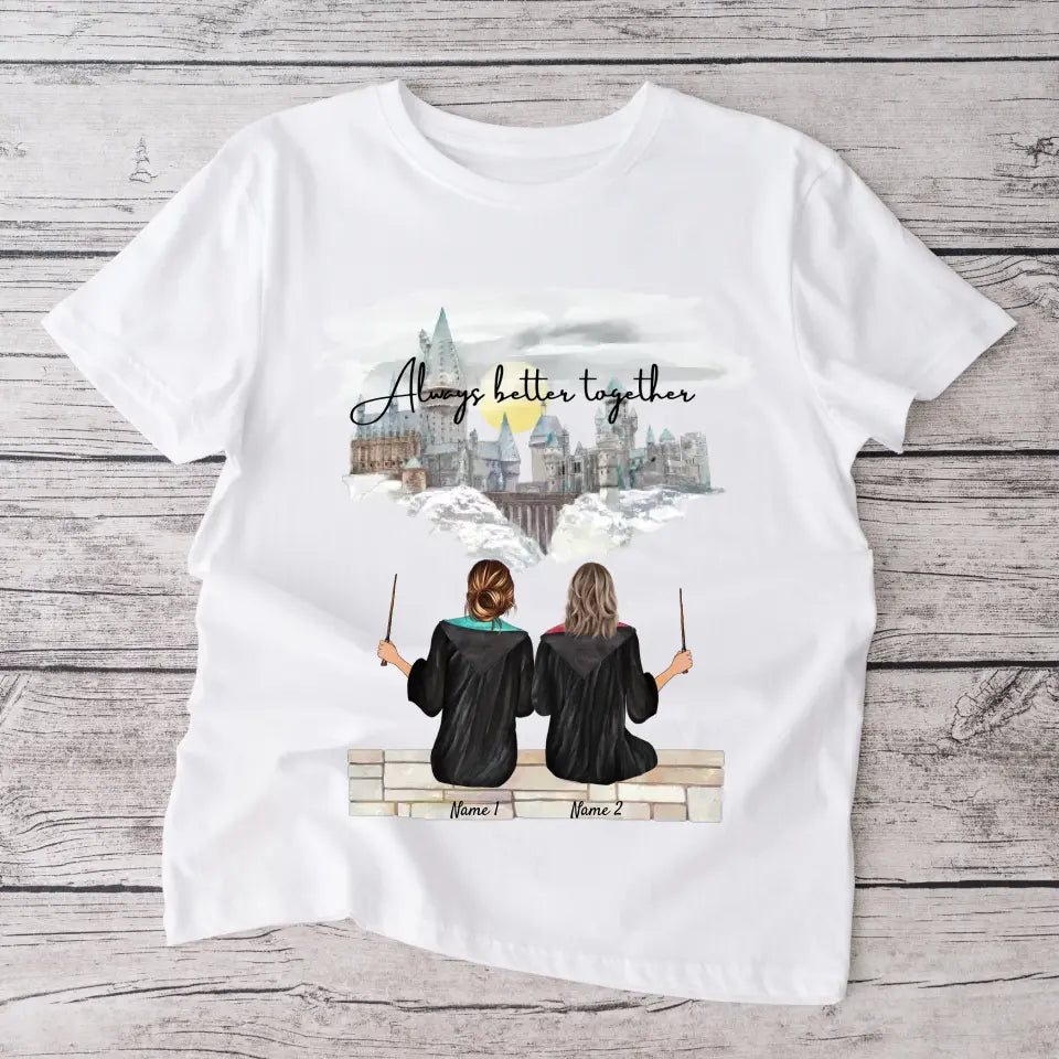 Best witch friends - Personalized T-Shirt (1-3 people)