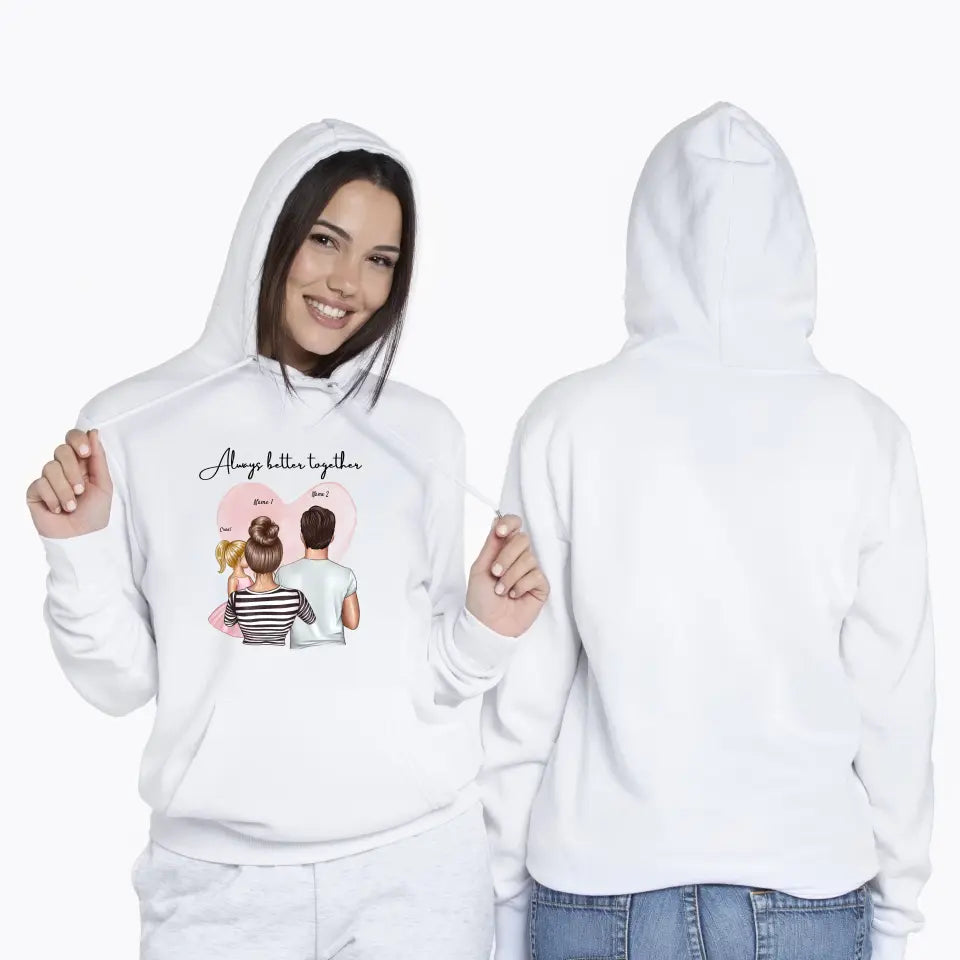 My Family - Personalized Hoodie (Up to 4 Children)