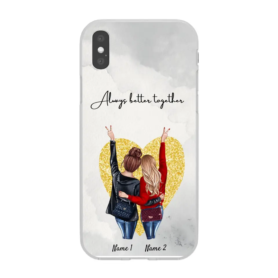 Best Friends with Handbags - Customized Phone Case