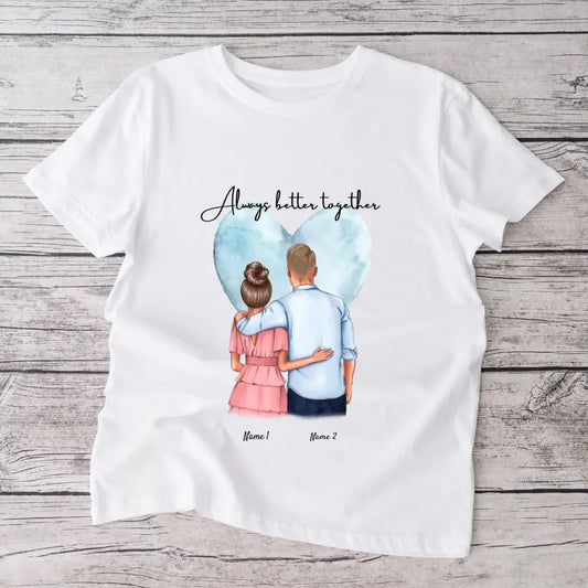 Best couple hug - Personalized T-Shirt