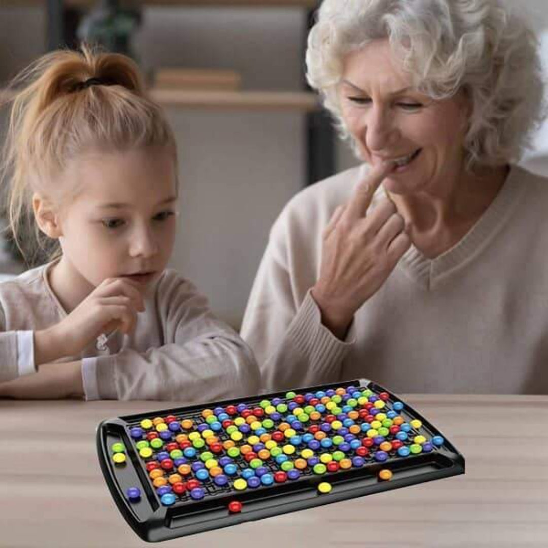 Regenbogen Logik Puzzle: Farbmatching-Herausforderung