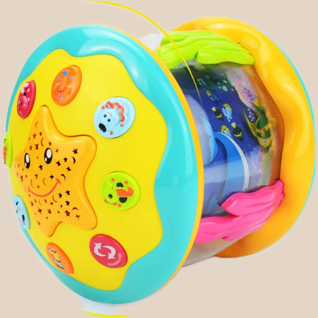 Ozean-Themen Montessori Bauchlage-Projektor mit Musik