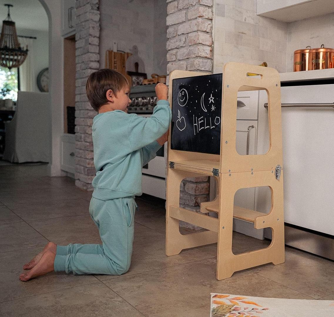 4-in-1 Bildungs-Kletterturm für Kleinkinder – Spaß und Lernen kombiniert