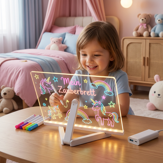 Creative Glow | LED Drawing Board with Bright Lighting | Reusable Surface for Kids' Endless Fun 0
