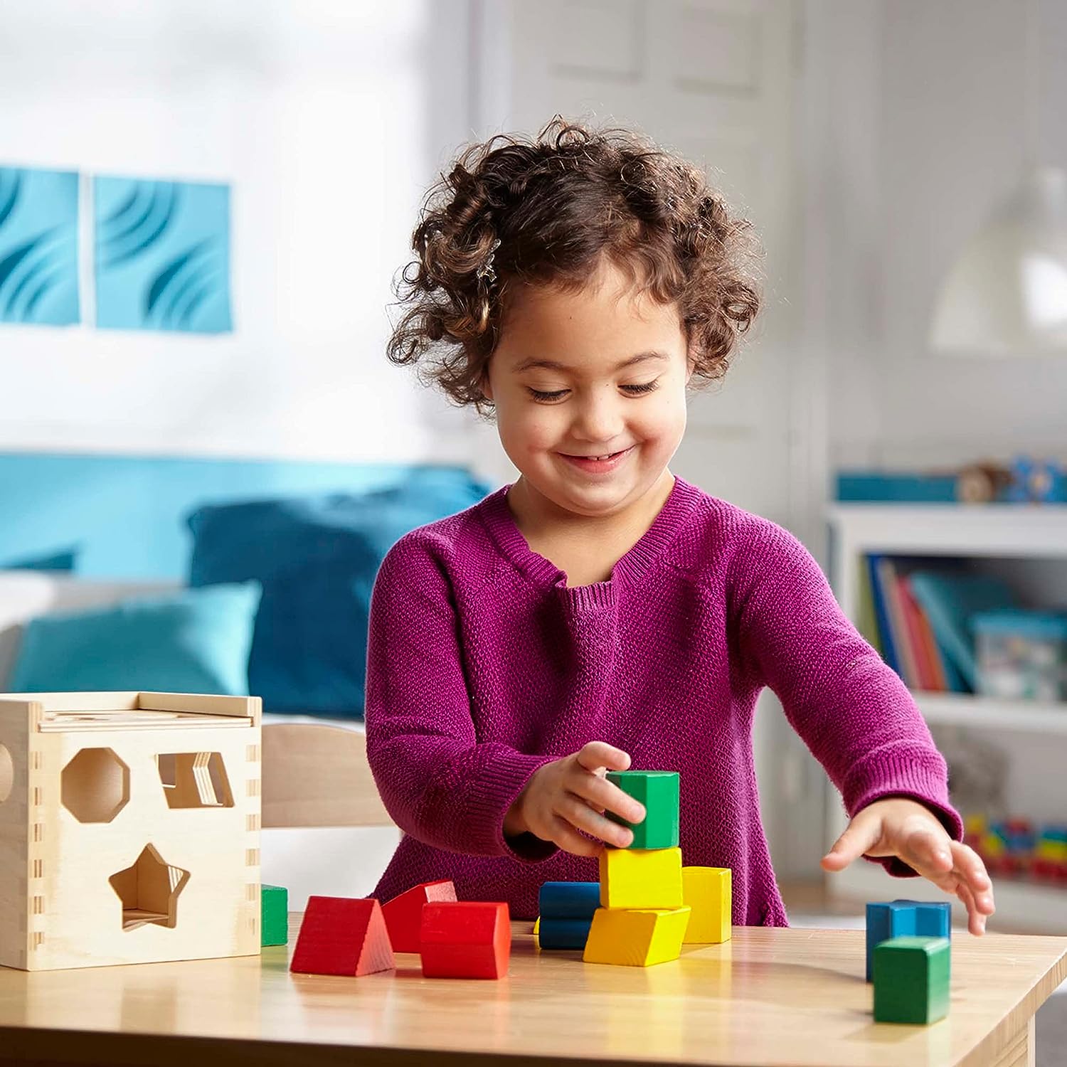Creative Learning | Educational Toy Activity Cube with Colorful Shapes | Engaging Learning Toy for Motor Skills Development 1