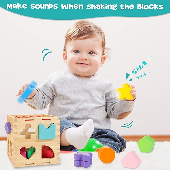 Creative Learning | Educational Toy Activity Cube with Colorful Shapes | Engaging Learning Toy for Motor Skills Development 2