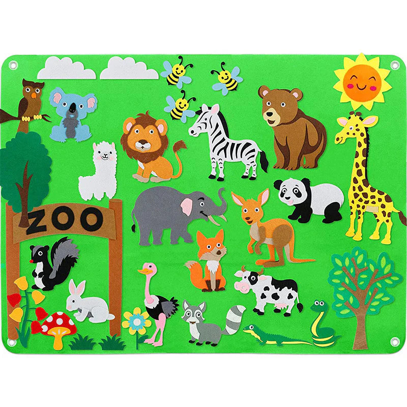 Creative Play | Educational Toy Set with Colorful Animal Figures | Engaging Learning Toys for Imagination Development for 3-5 Year Olds 0