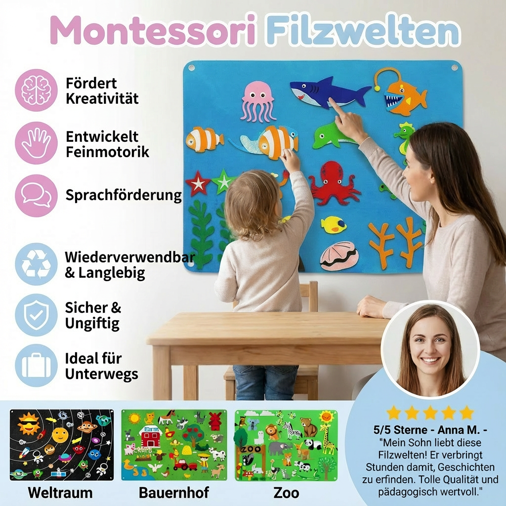 Creative Play | Educational Toy Set with Colorful Animal Figures | Engaging Learning Toys for Imagination Development for 3-5 Year Olds 2
