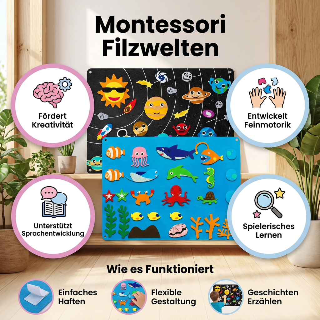 Creative Play | Educational Toy Set with Colorful Animal Figures | Engaging Learning Toys for Imagination Development for 3-5 Year Olds 5