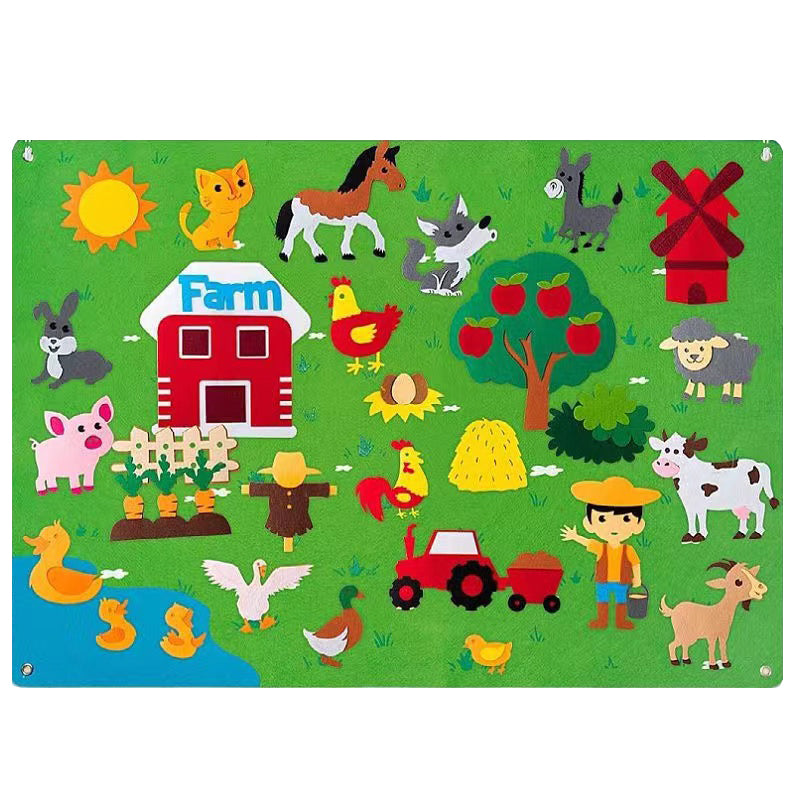 Creative Play | Educational Toy Set with Colorful Animal Figures | Engaging Learning Toys for Imagination Development for 3-5 Year Olds 9