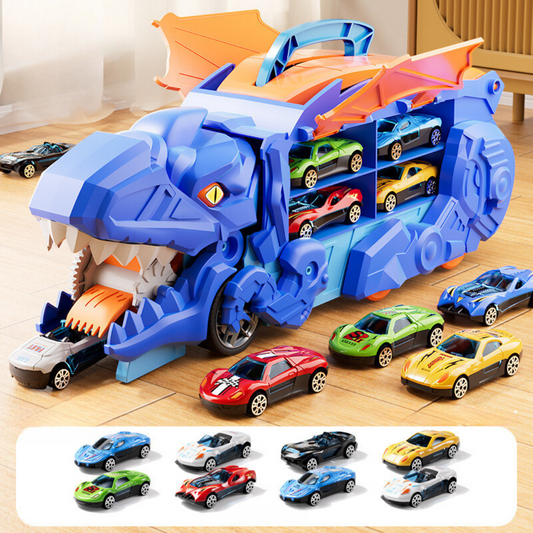 Dino Adventure | Dinosaur Car Game Truck with Transforming Features | Interactive Toy for Imaginative Play 0