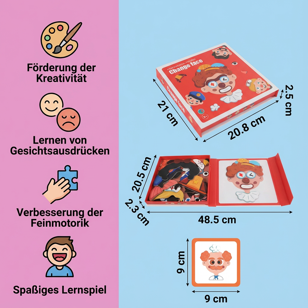 Emotional Learning Puzzle | Educational Toy with Colorful Pieces | Interactive Learning Toy for 3-4 Year Olds 5