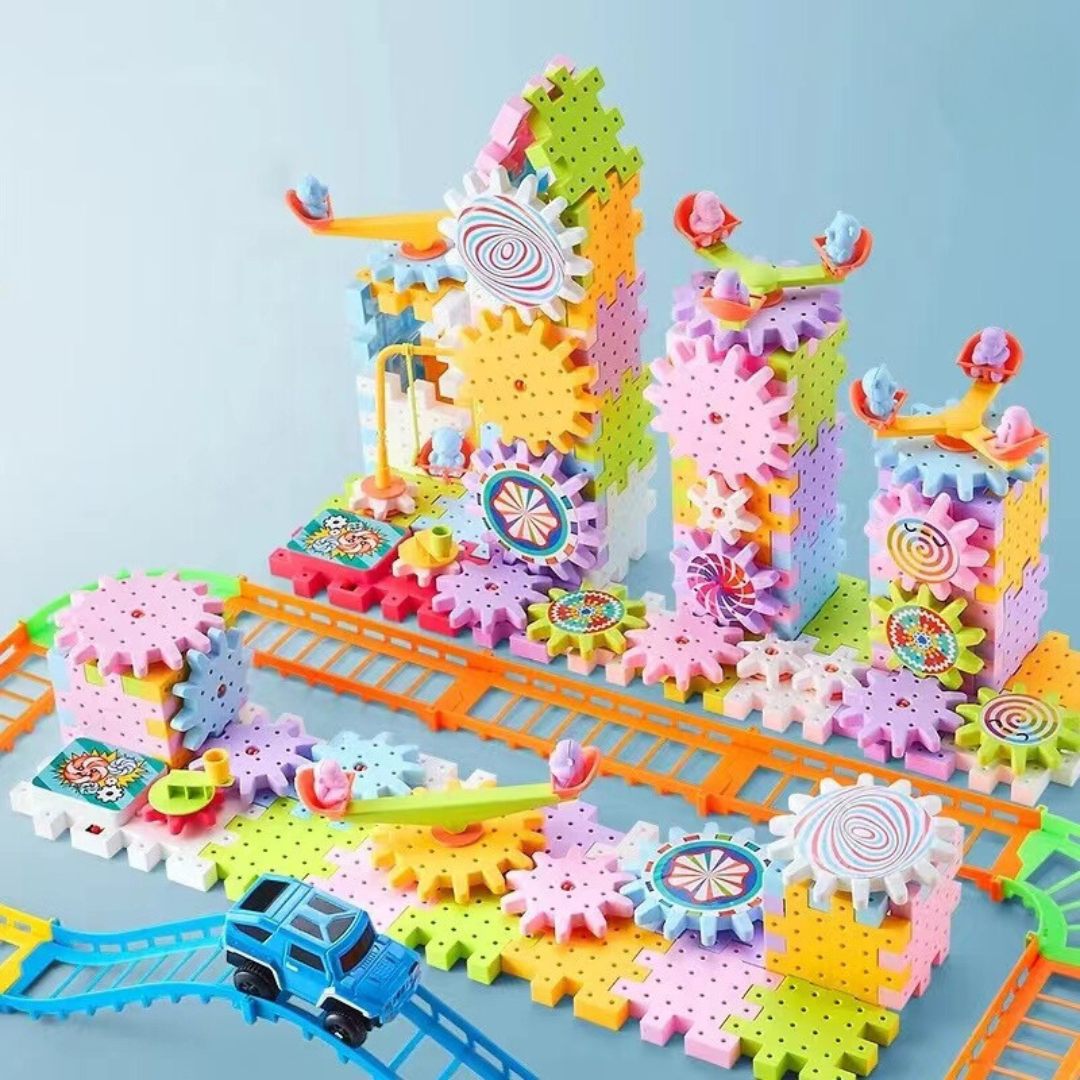 Drehende Bausteine – Fantasievolles Spielzeug