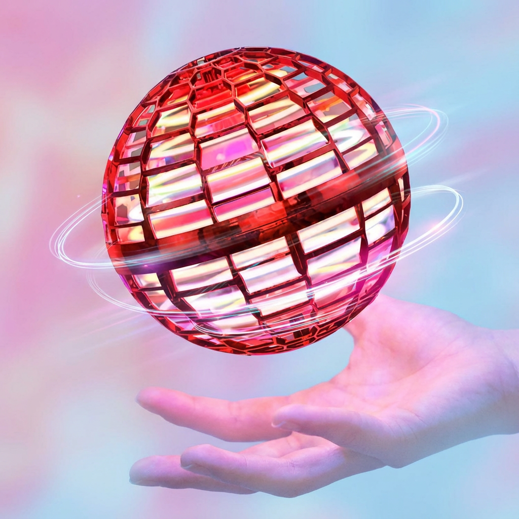 GlowSphere | Floating Game Ball with LED Effects | Rechargeable Fun for All Ages 10