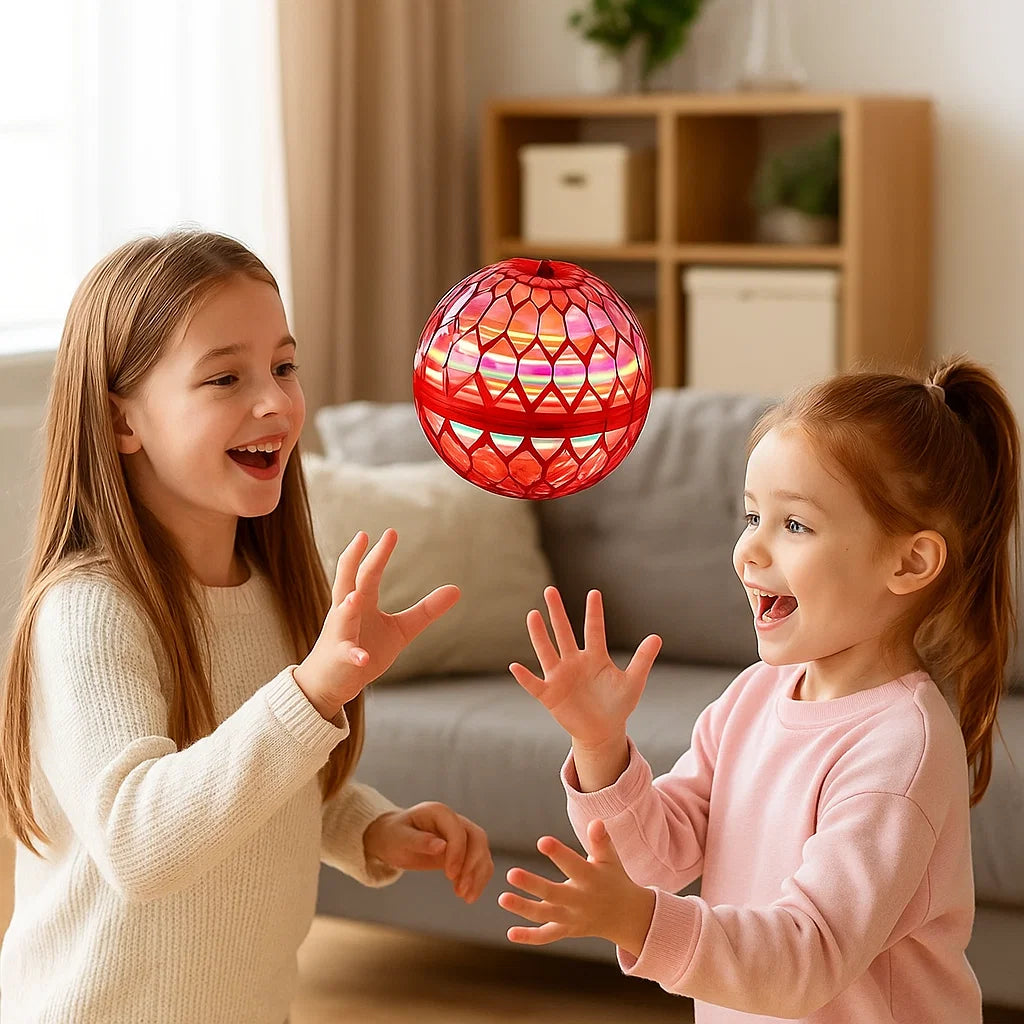 GlowSphere | Floating Game Ball with LED Effects | Rechargeable Fun for All Ages 7