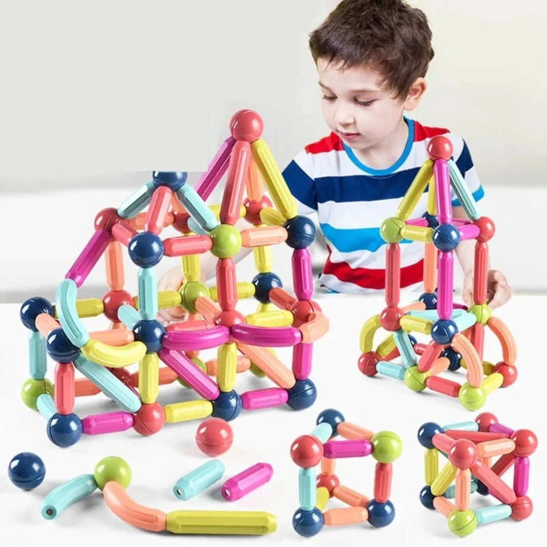 Magnetische Bausteine für Kinder - Fantasievolles Konstruktionsset
