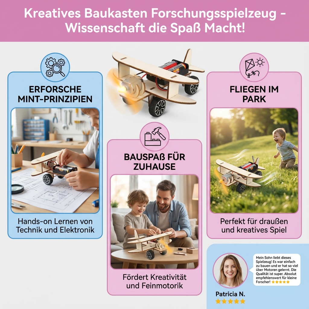 Innovative Construction Kit | Science Research Toy with Hands-On Learning | Build Hydraulic Arms & Aircraft for Creative STEM Education 4