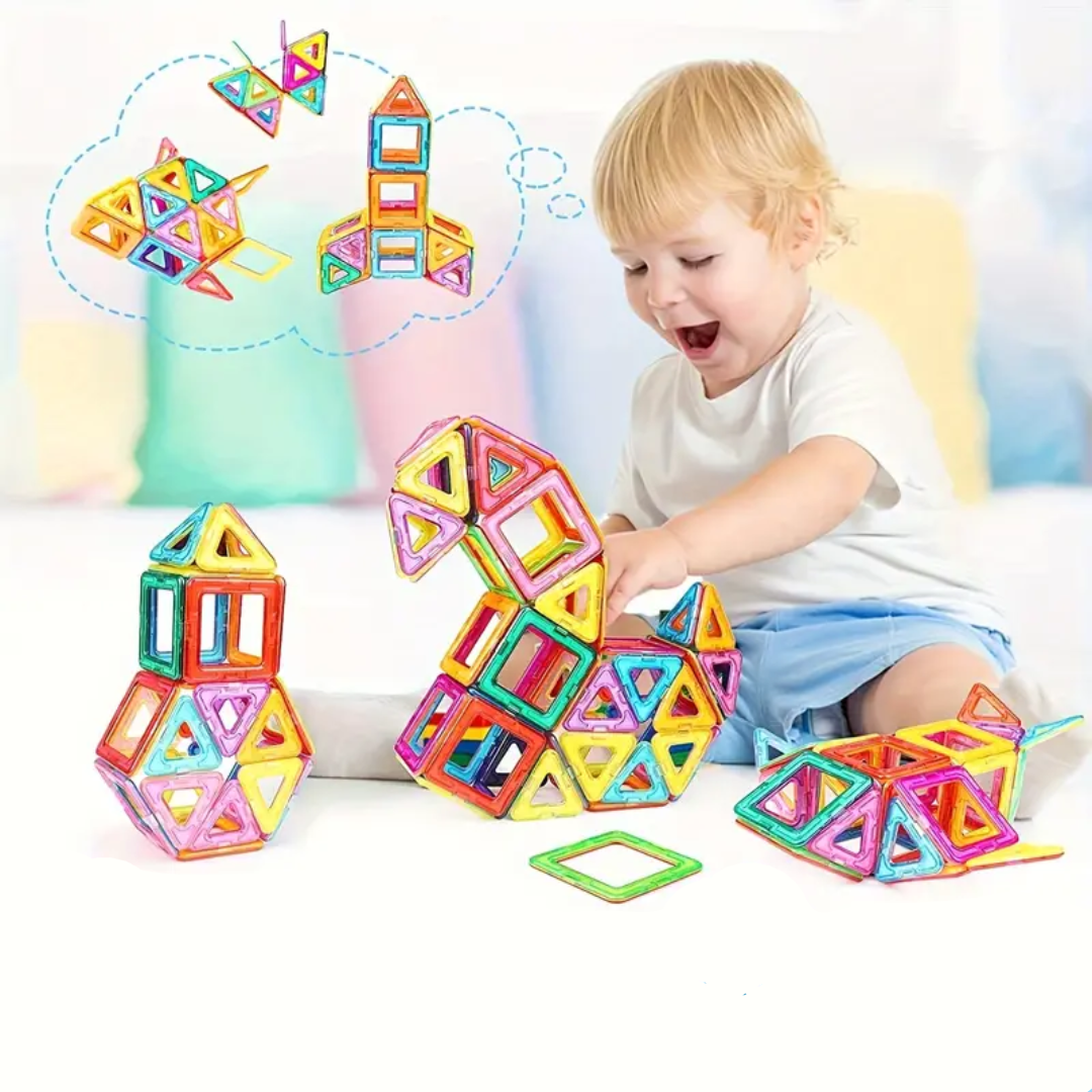 Magnetische Bausteine – Inspirierende STEM-Kreativität für Kinder