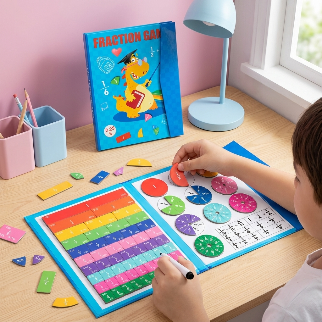 Magnet Math Game | Educational Game for Kids with Colorful Visuals | Interactive Learning Tool for 5 Year Olds 0