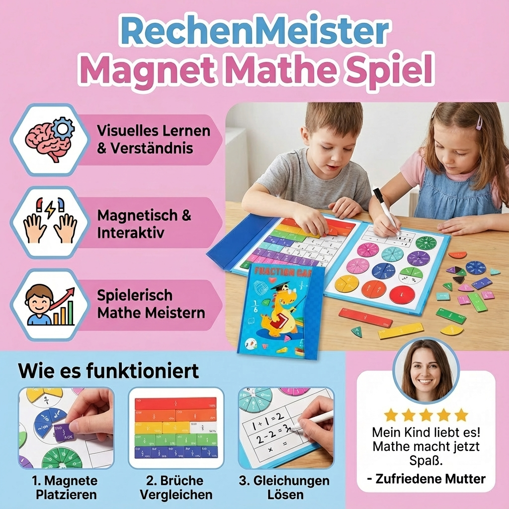 Magnet Math Game | Educational Game for Kids with Colorful Visuals | Interactive Learning Tool for 5 Year Olds 4