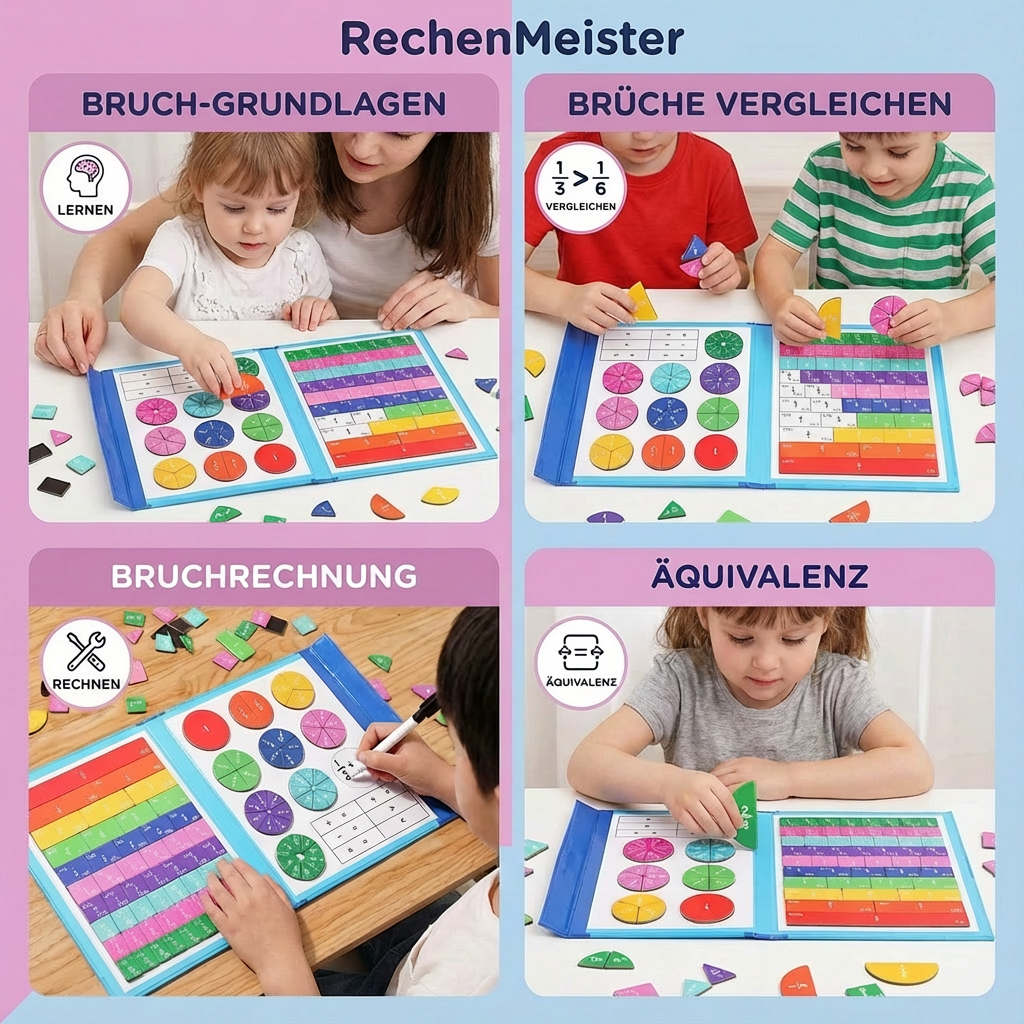 Magnet Math Game | Educational Game for Kids with Colorful Visuals | Interactive Learning Tool for 5 Year Olds 5