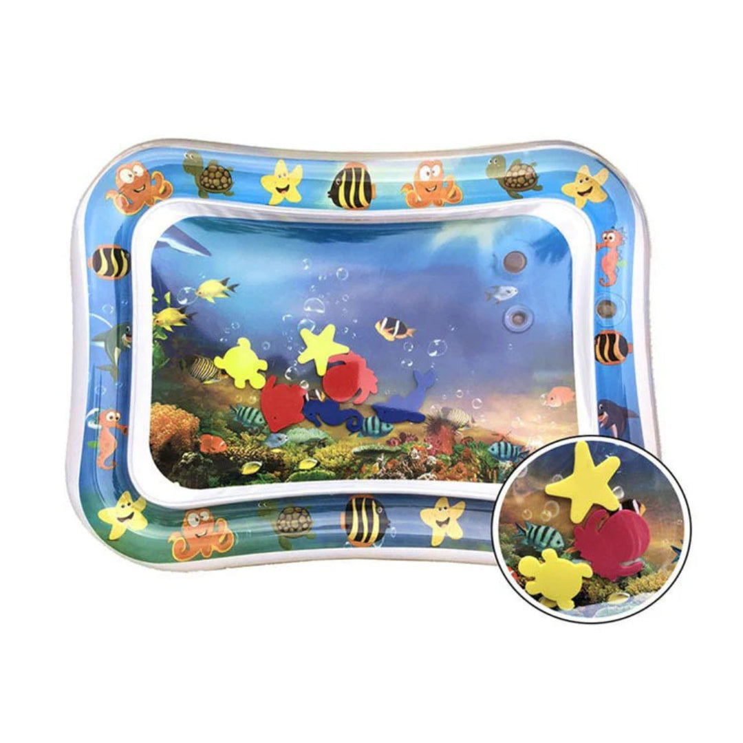 Aufblasbare Wasser-Spielmatte für sensorischen Bauchlage-Spaß