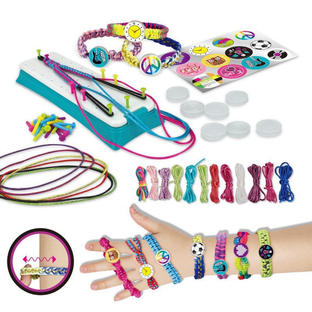 Kreatives Handwerksarmband-Webset