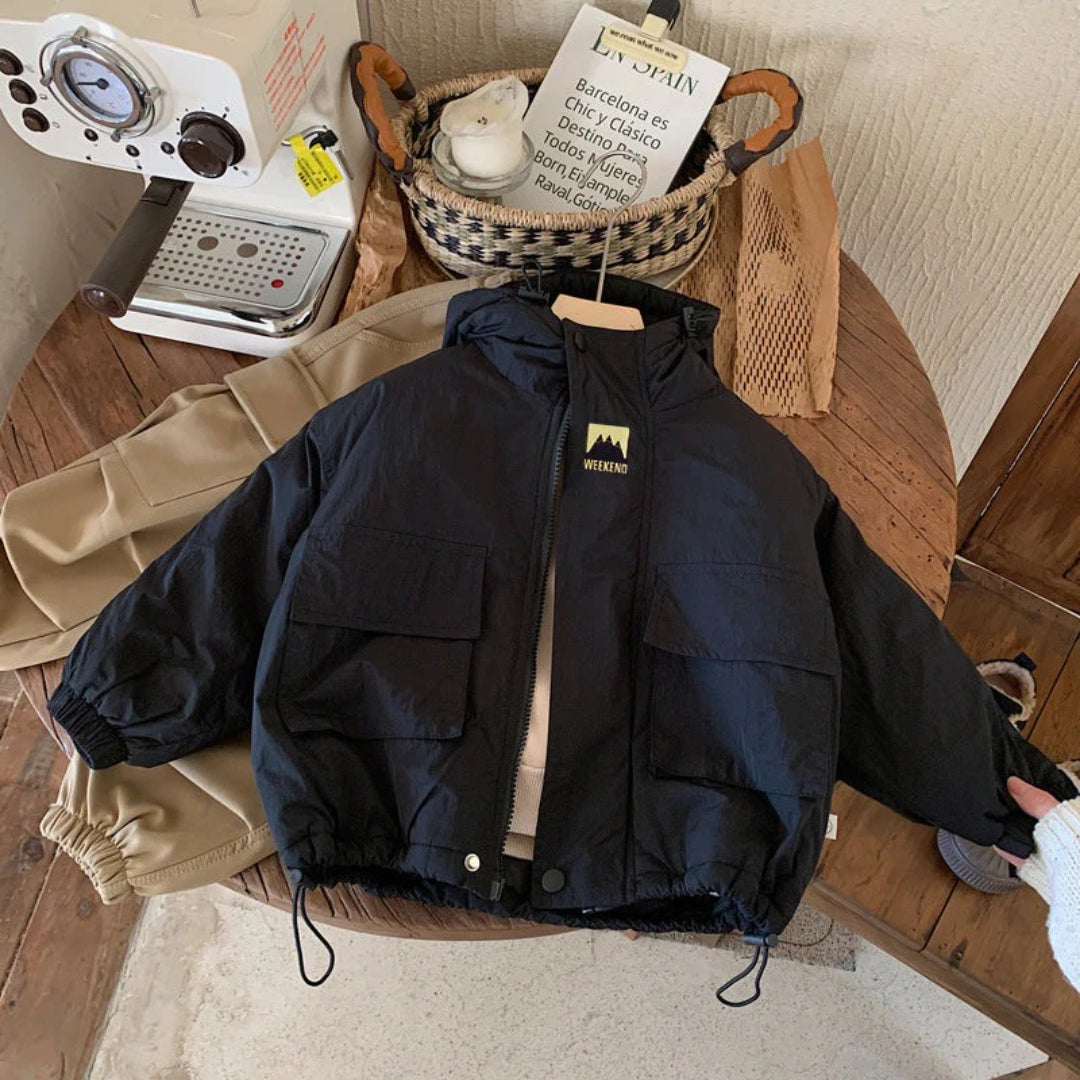 Unisex Polyester Kapuzenwindjacke
