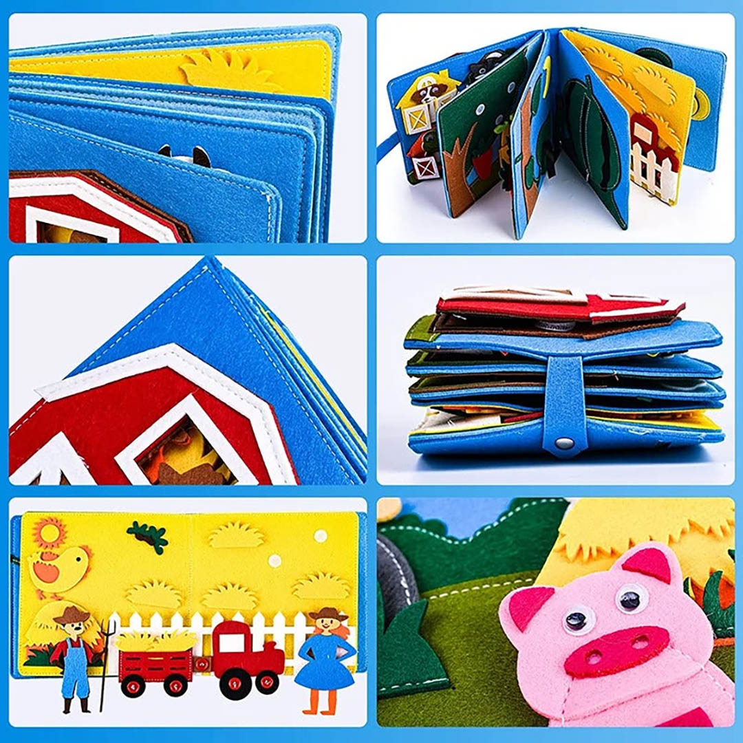 Interaktives 3D-Aktivitätsbuch – Ansprechendes Lernen durch Spiel für Kinder