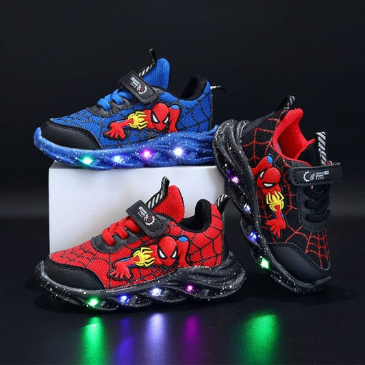 LED Leuchtende Sneaker für Kinder mit lustigen Drucken