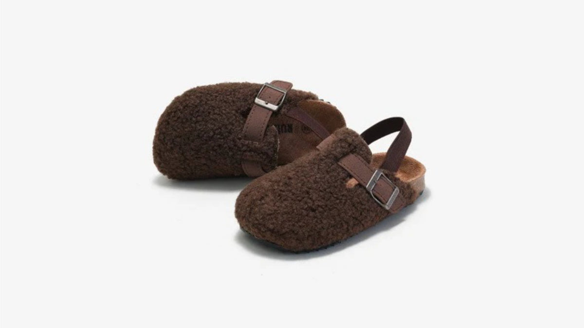 Unisex Kinder Woll-Mokassins