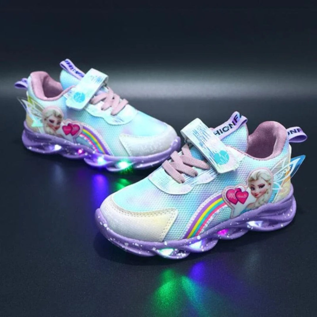 LED Leuchtende Prinzessinnen Sneaker für Kinder