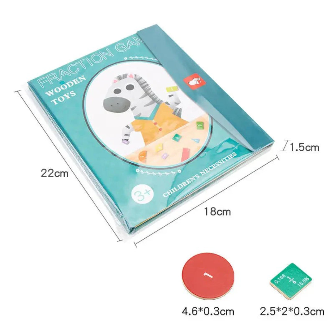 Magnetisches Bruch-Lernset - Bildungs-Mathematik-Tool
