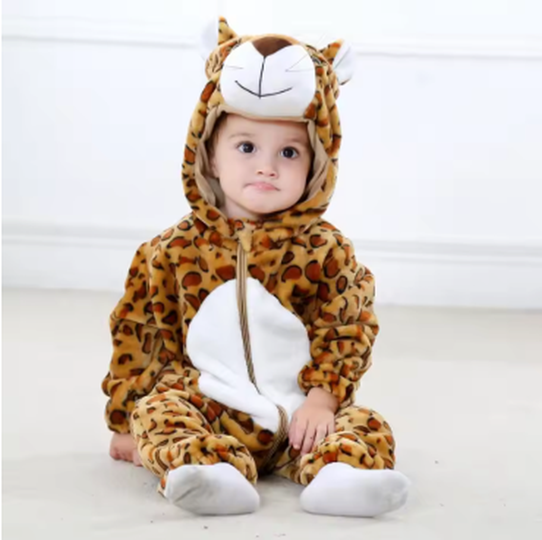 Gemütlicher Flanell Baby-Overall - Weiches Outfit für einfache Wechsel