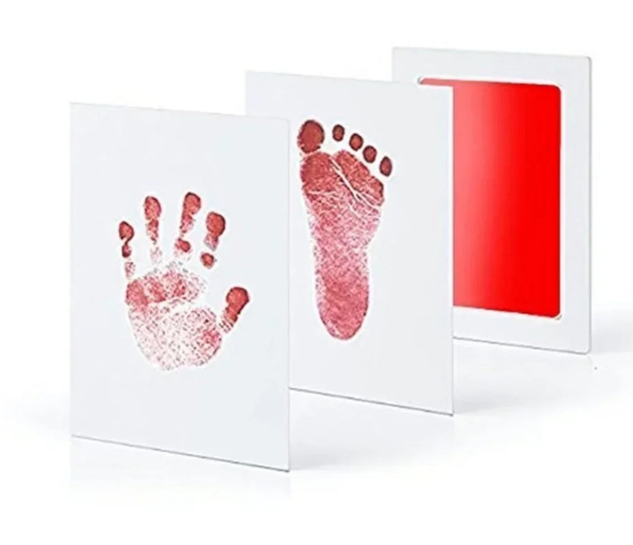 Messfreies Baby-Hand- und Fußabdruck-Erinnerungsrahmen-Kit