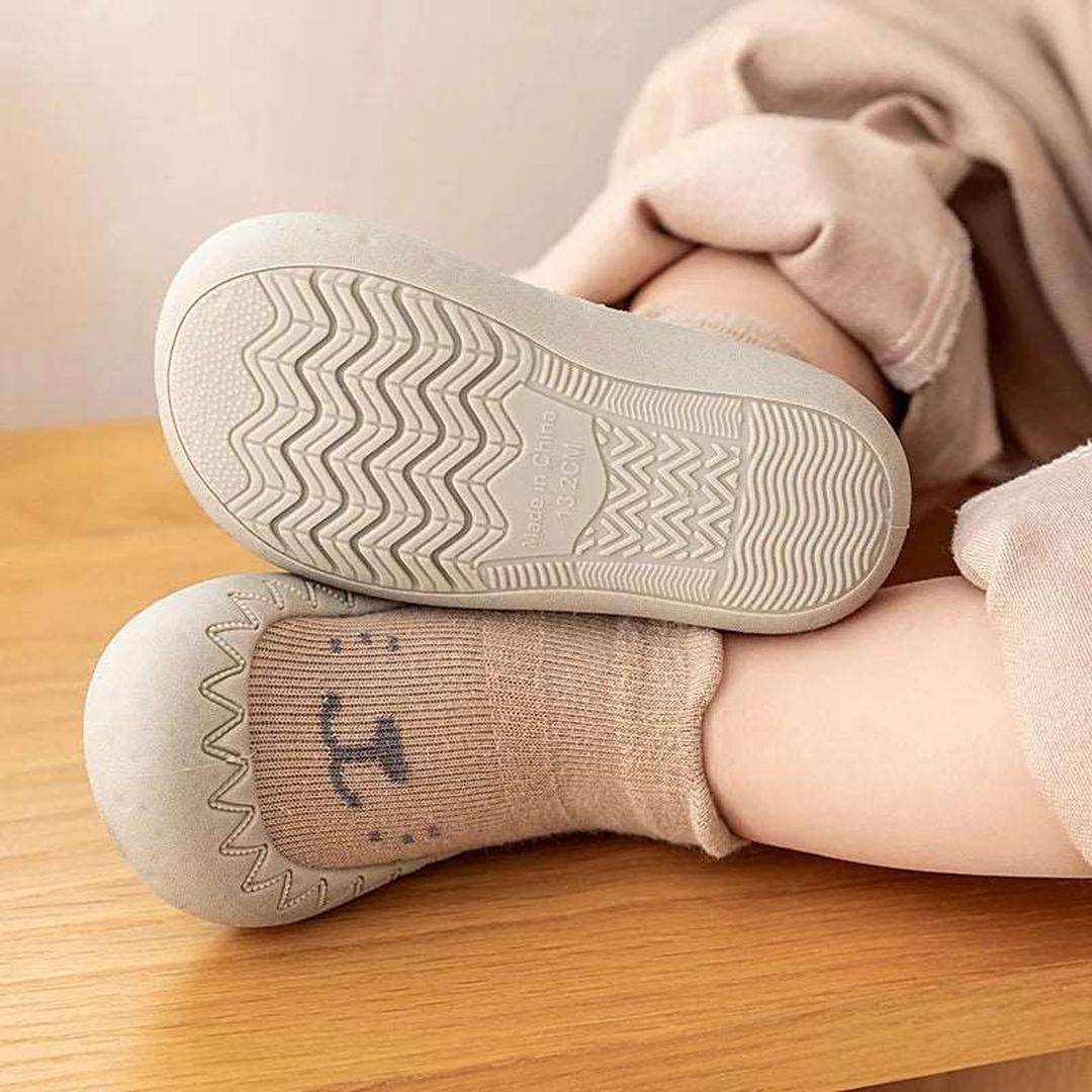 Babysocken-Schuhe mit rutschfester Sohle