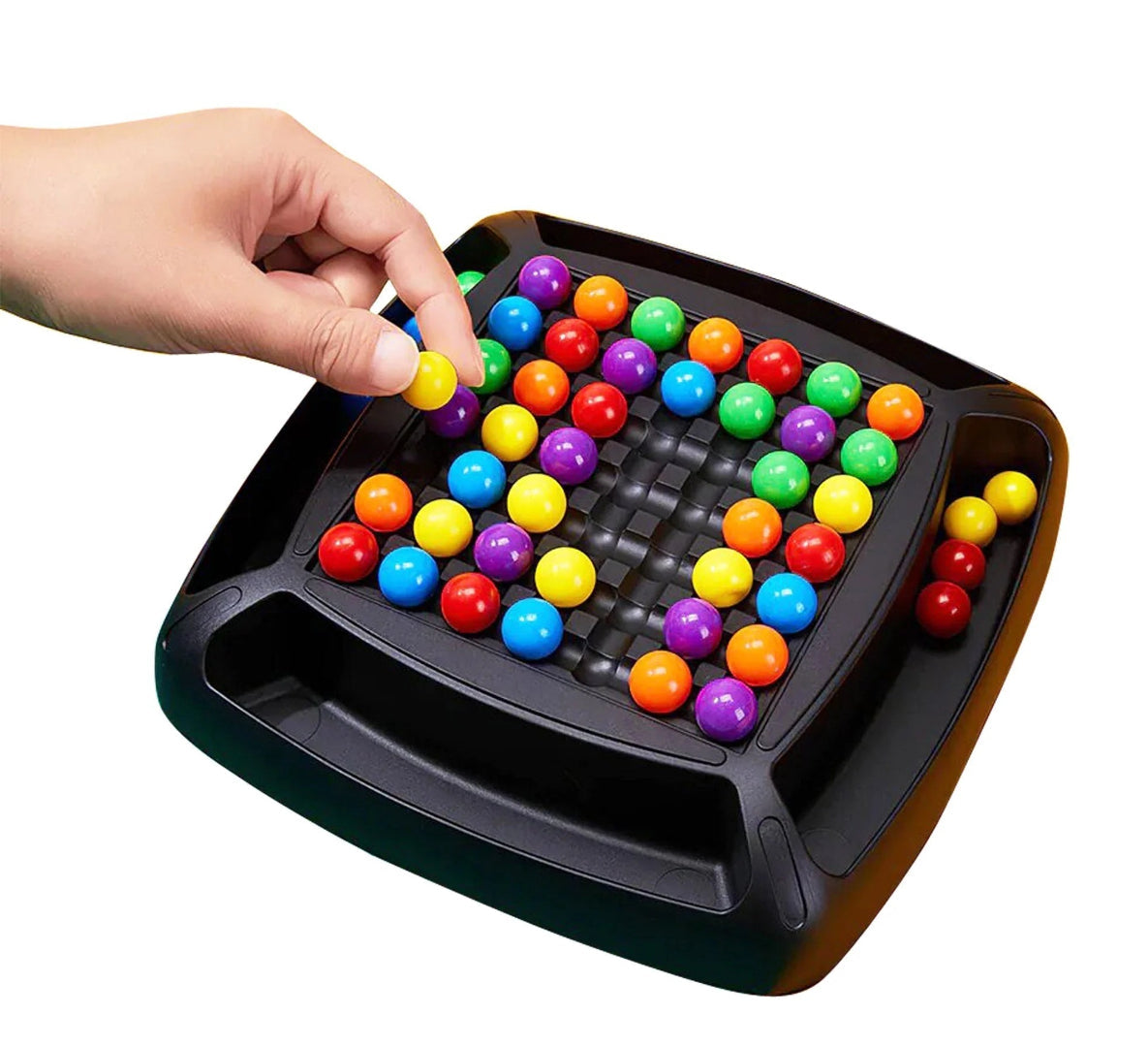 Regenbogen Logik Puzzle: Farbmatching-Herausforderung