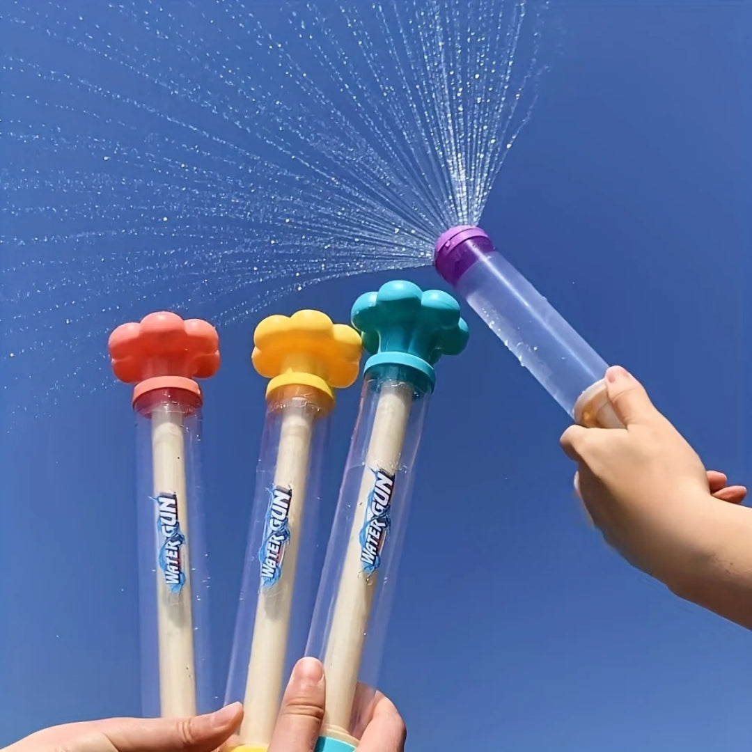 4er-Pack PVC-Wasserkanonen-Set – Lustiges Wasserspritzspielzeug