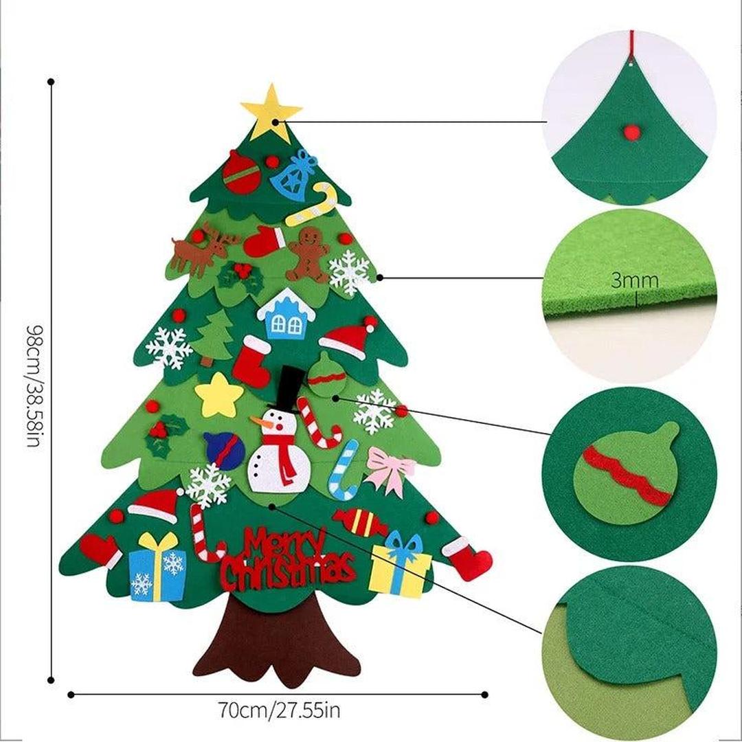 Kinder-Filz-Weihnachtsbaum – Eine spaßige und kreative Aktivität für die Feiertage