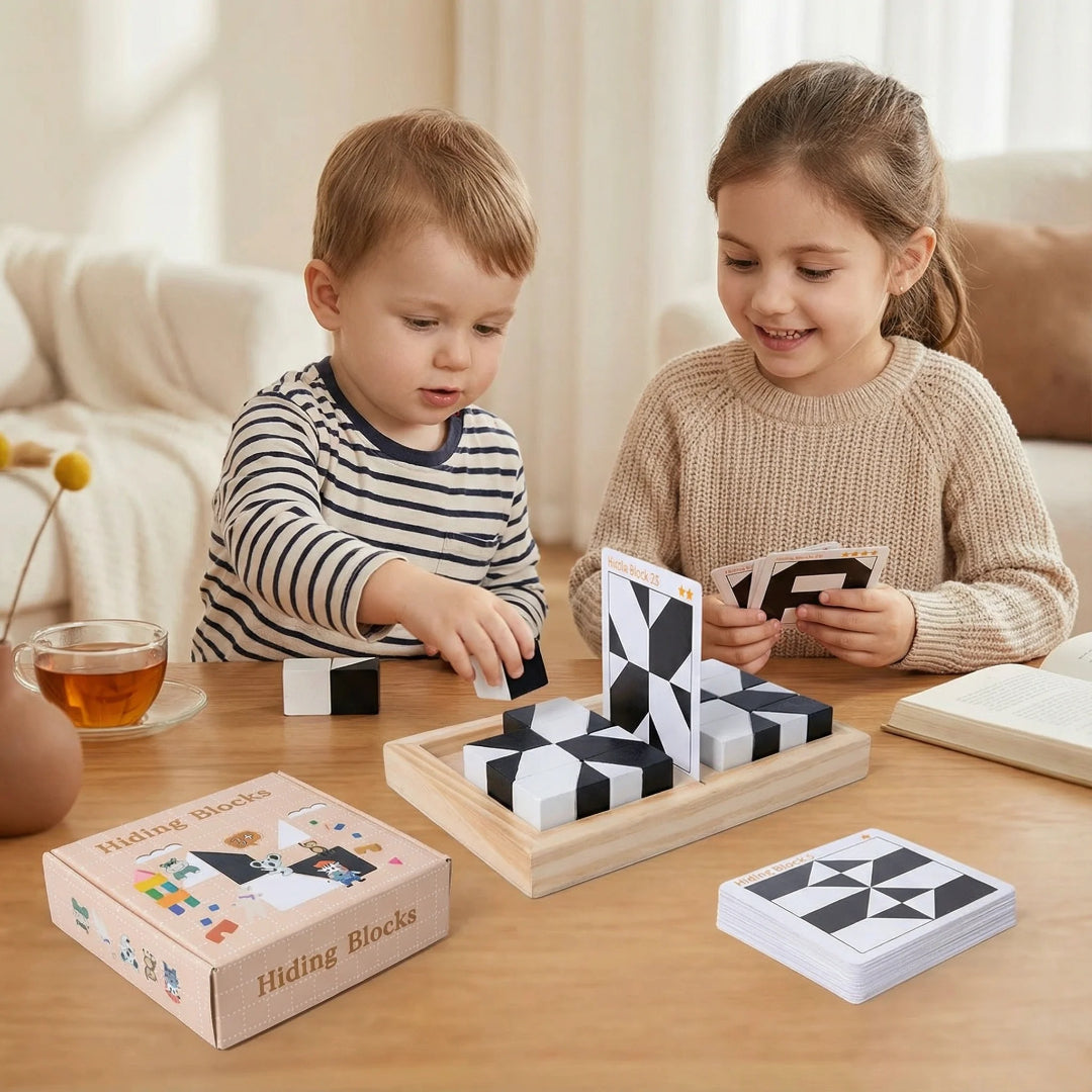 Taschenpuzzle: Zwei-Farben-Logikspiel